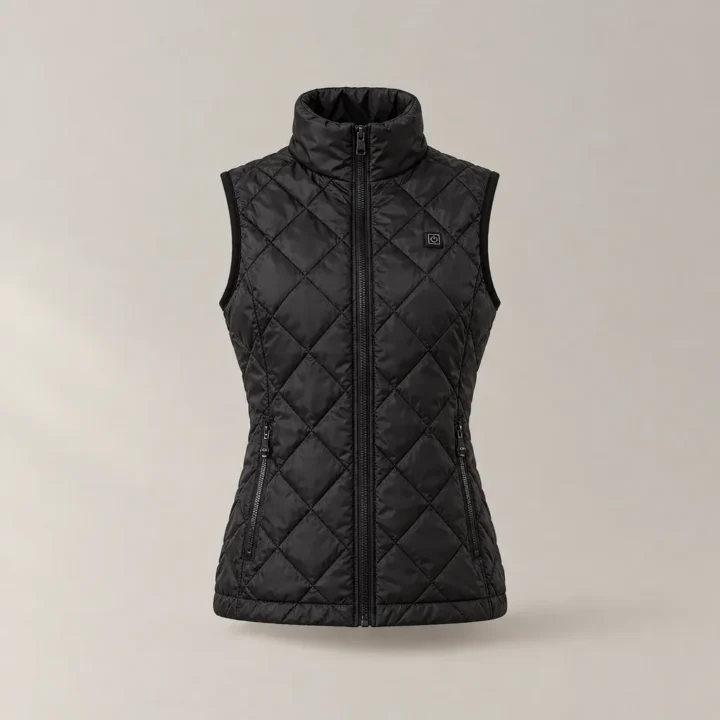 Le Gilet Matelassé, coloris Noir